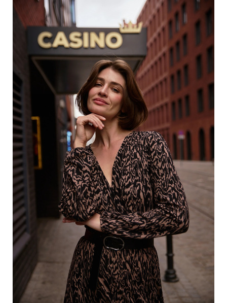 Moodo Schwarzer breiter Gürtel von Moodo