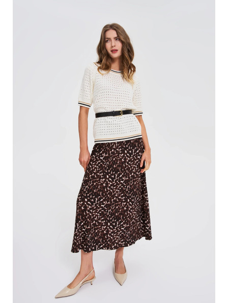 Moodo Gürtel mit Tiermuster schwarz von Moodo