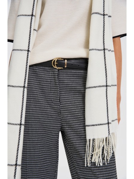 Moodo Schmaler schwarzer Gürtel Moodo