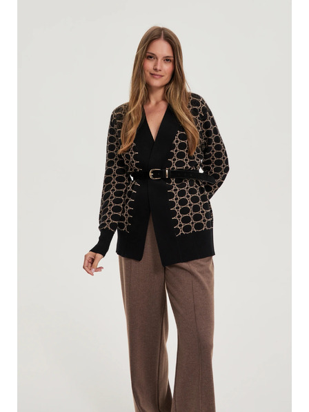 Moodo Glatter schwarzer Gürtel Moodo