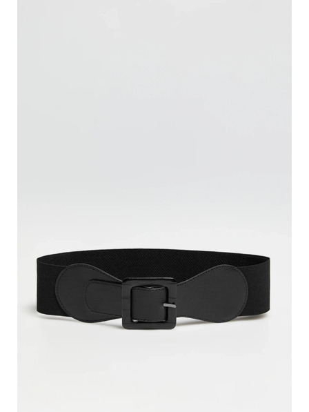 Moodo Schwarzer breiter Gürtel von Moodo