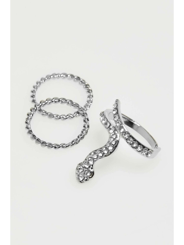 Moodo Ring-Set mit Zirkonsteinen Moodo