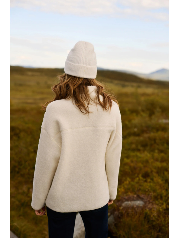 Moodo Offene Bluse beige Moodo