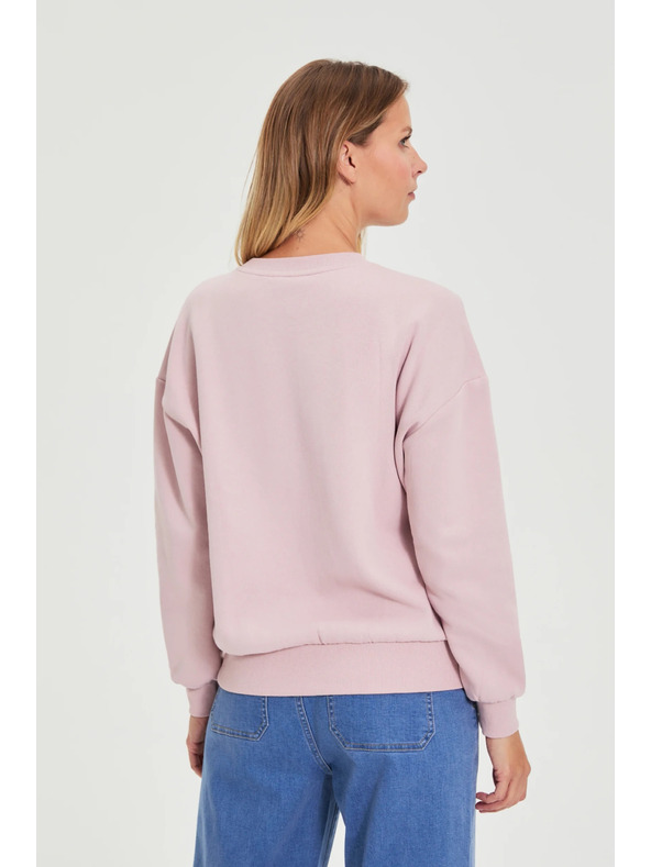 Moodo Pullover mit Blümchen rosa Moodo