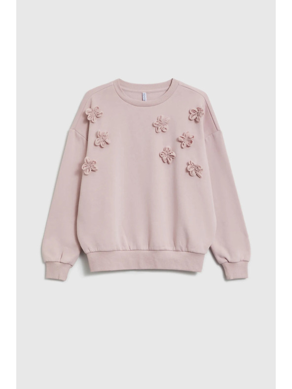 Moodo Pullover mit Blümchen rosa Moodo