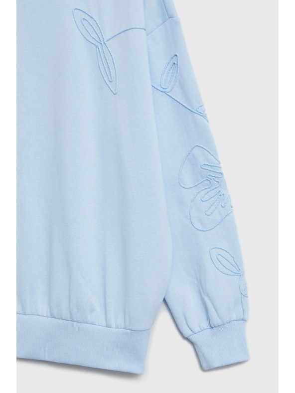 Moodo Pullover zum Überziehen hellblau Moodo