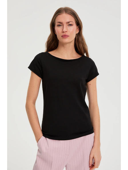 Moodo Cotton T-Shirt Black Moodo