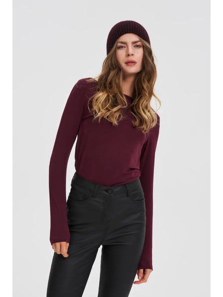 Moodo Mütze weinrot Moodo