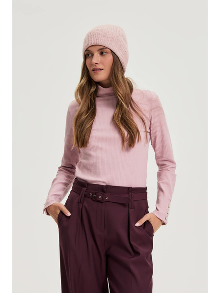 Moodo Gestrickte rosa Mütze Moodo