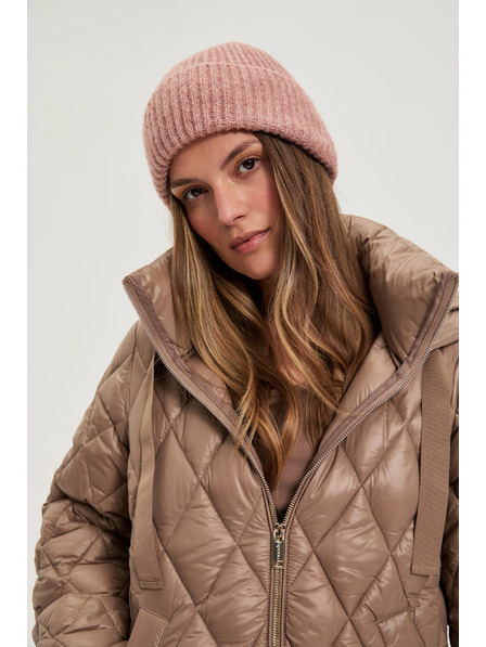 Moodo Dunkelrosa Wollmütze Moodo