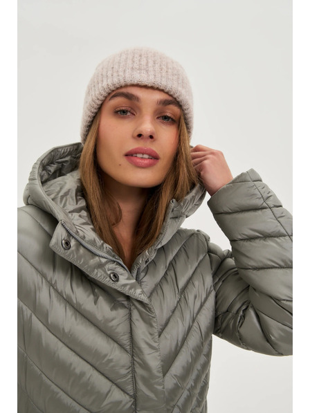 Moodo Mütze mit Wollanteil beige Moodo