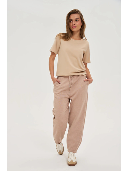 Moodo Beige Jogginghose Moodo