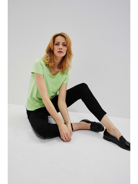 Moodo Schwarze Skinny-Jeans mit mittlerem Bund Moodo