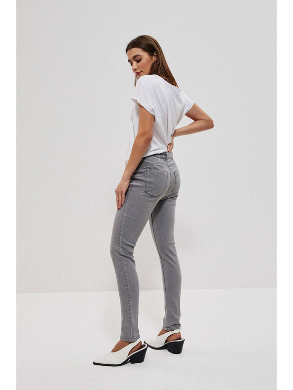 Moodo Graue Push-up Jeans Moodo
