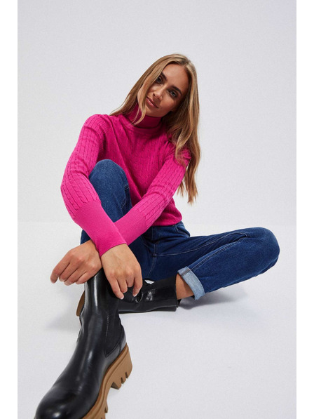 Moodo Dunkelblau gerade Jeans Moodo