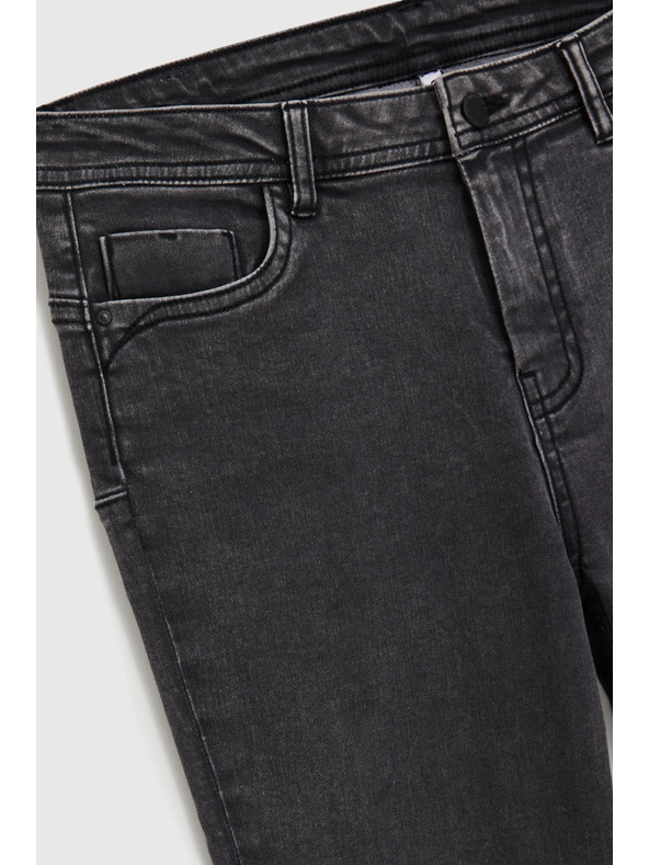 Moodo Enge graue Jeans Moodo