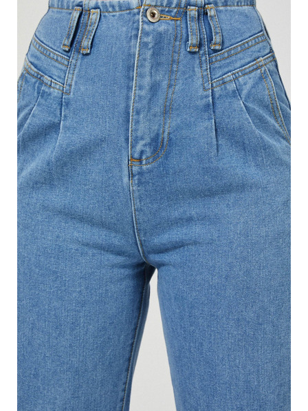 Moodo Slouchy Jeans mit hoher Taille Moodo