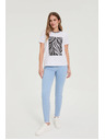 Moodo Enge Jeans hellblau Moodo