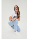 Moodo Enge Jeans hellblau Moodo