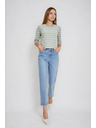 Moodo Blaue gerade Jeans Moodo
