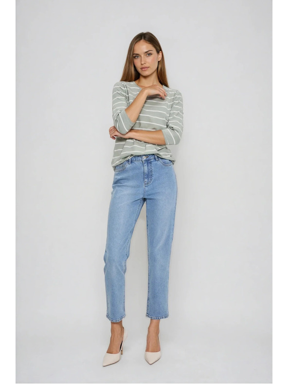 Moodo Blaue gerade Jeans Moodo