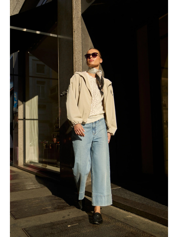 Moodo Weite Jeans hellblau Moodo