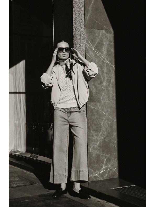 Moodo Weite Jeans hellblau Moodo