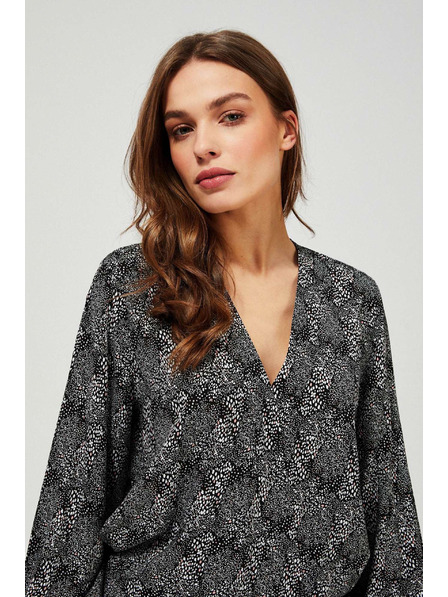 Moodo Hemd mit tiefem Ausschnitt Moodo