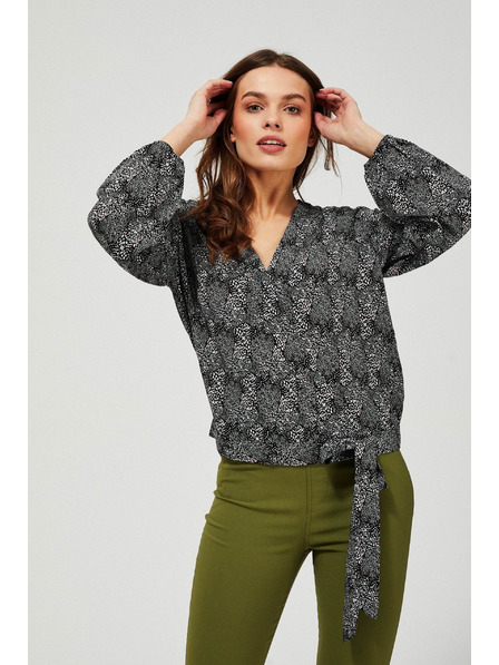 Moodo Hemd mit tiefem Ausschnitt Moodo