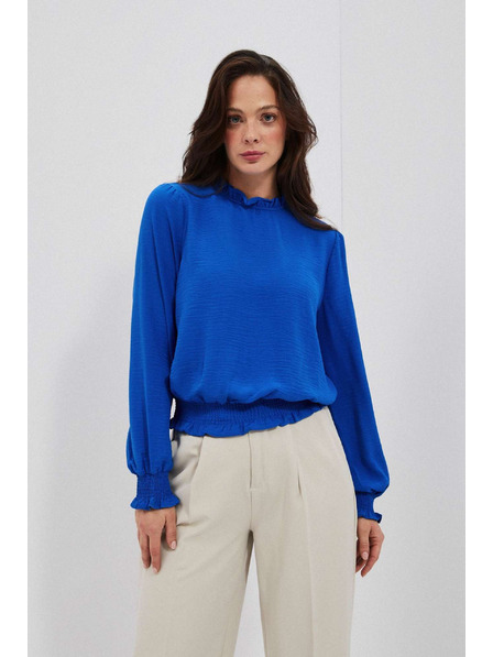 Moodo Glattes Hemd blau Moodo