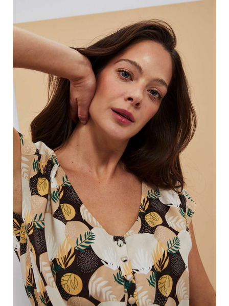 Moodo Hemdshirt mit Bindung Moodo