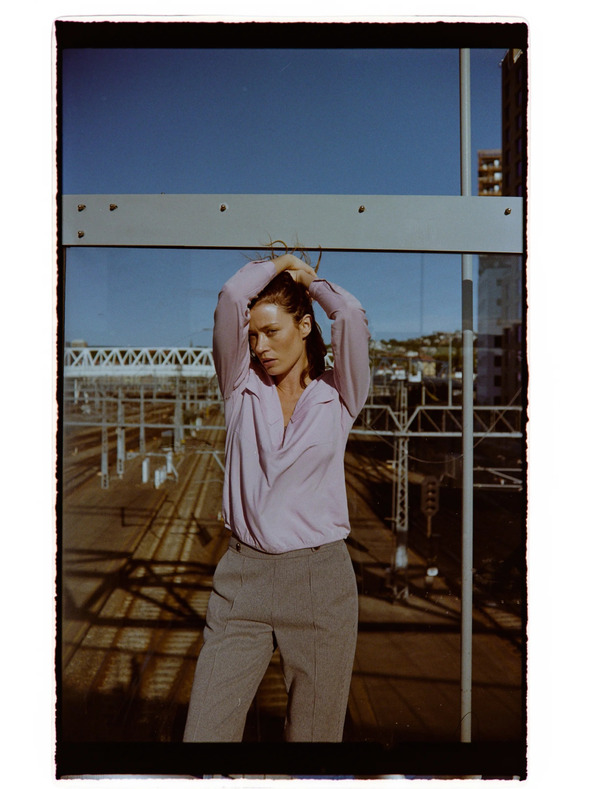 Moodo Rosa Viskose-Bluse Moodo