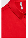 Moodo Glatte rote Bluse Moodo