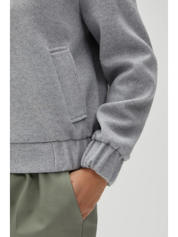 Moodo Graue Bomberjacke Moodo