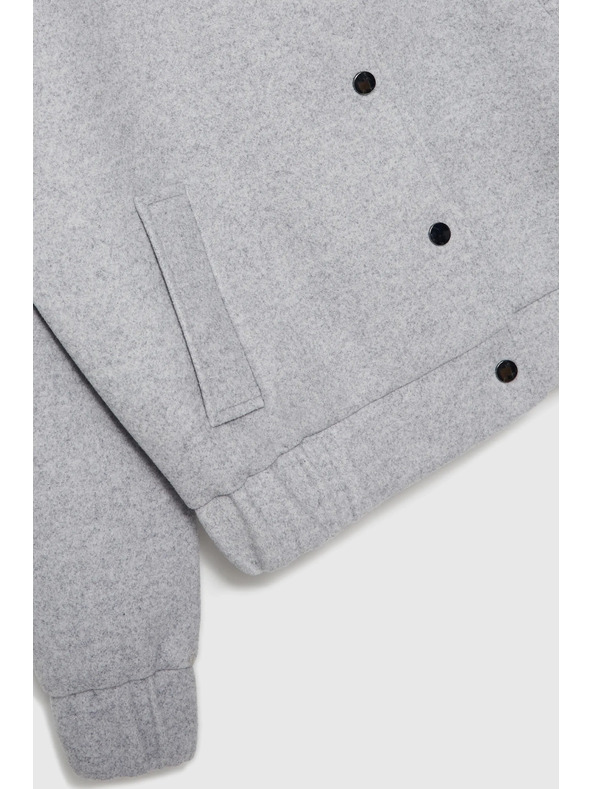 Moodo Graue Bomberjacke Moodo