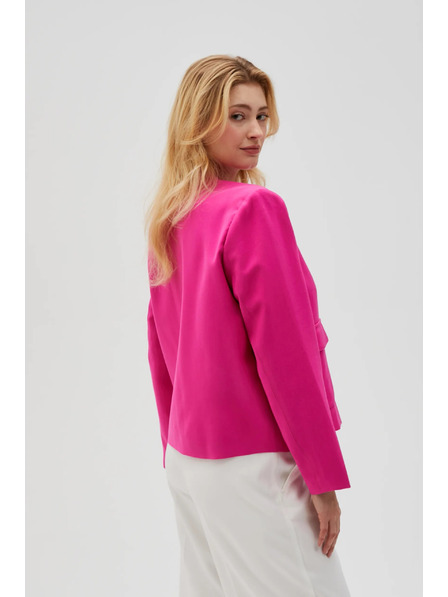 Moodo Knopfjacke fuchsia Moodo