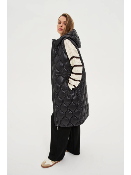 Moodo Gesteppte Weste schwarz Moodo