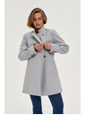 Moodo Kurzer Mantel grau Moodo