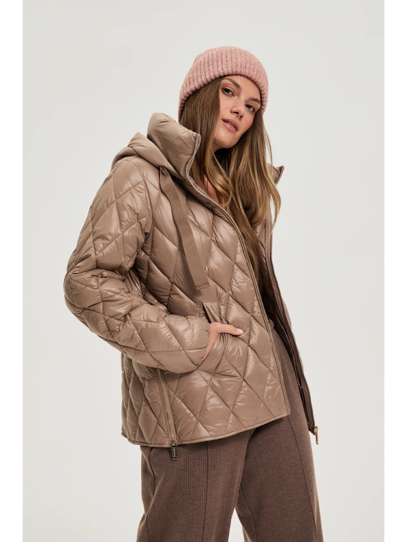 Moodo Gesteppte Jacke beige Moodo