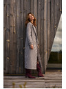 Moodo Langer Mantel grau Moodo