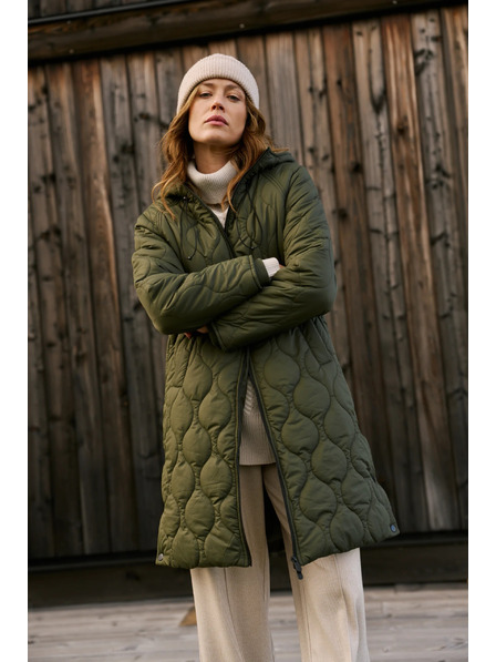 Moodo Gesteppte Jacke grün Moodo