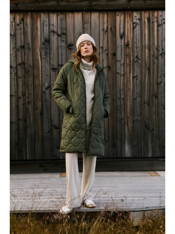 Moodo Gesteppte Jacke grün Moodo