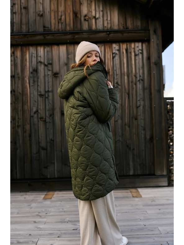 Moodo Gesteppte Jacke grün Moodo