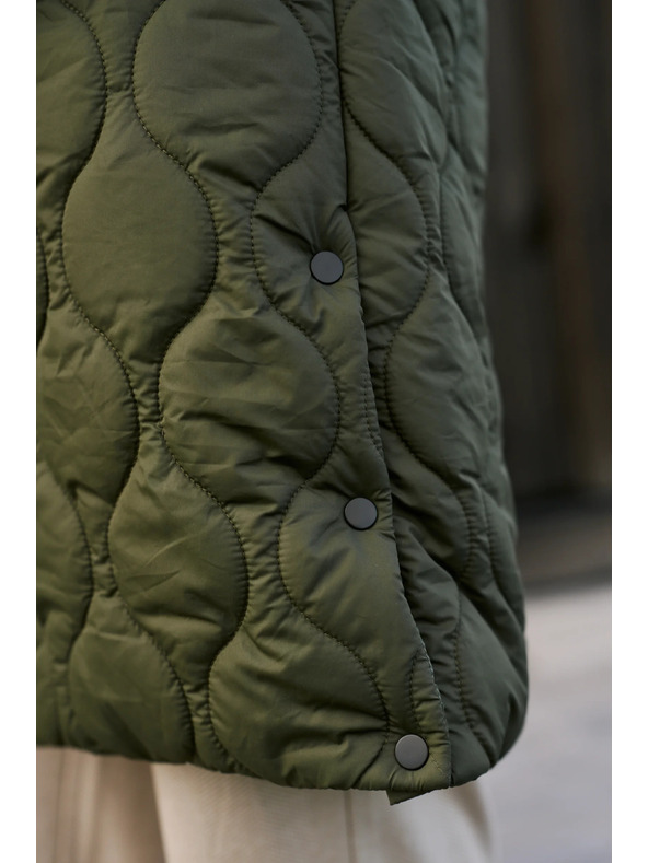 Moodo Gesteppte Jacke grün Moodo