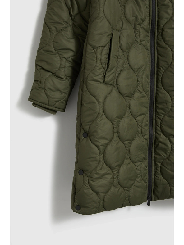Moodo Gesteppte Jacke grün Moodo
