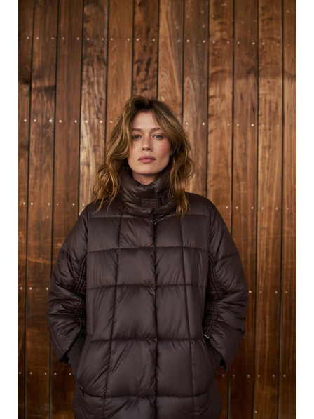 Moodo Gesteppte braune Jacke Moodo