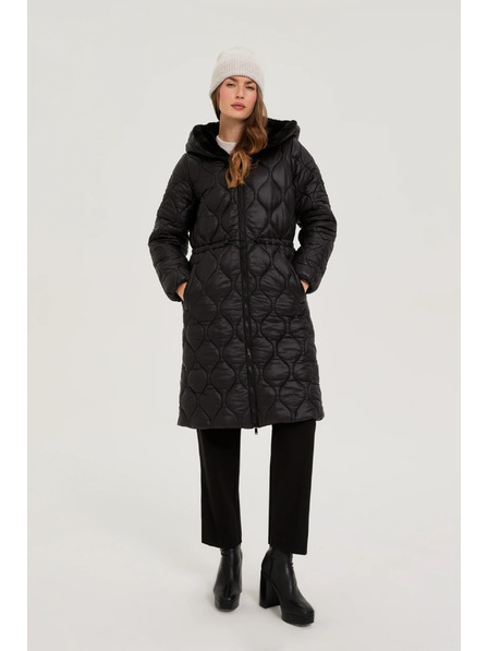 Moodo Schwarze Kapuzenjacke Moodo