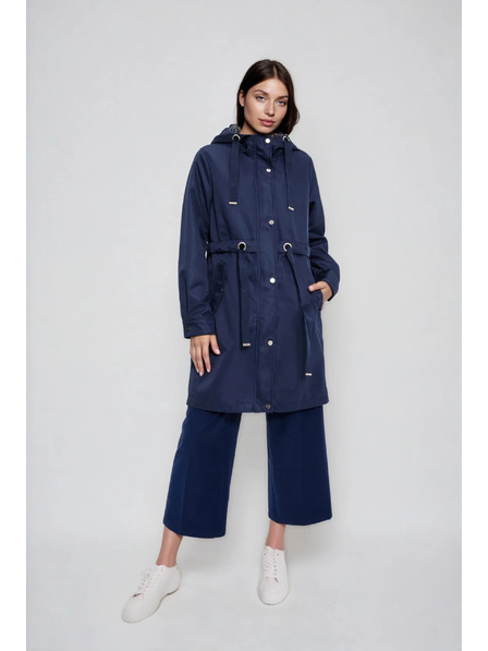 Moodo Dunkelblaue Parka Moodo