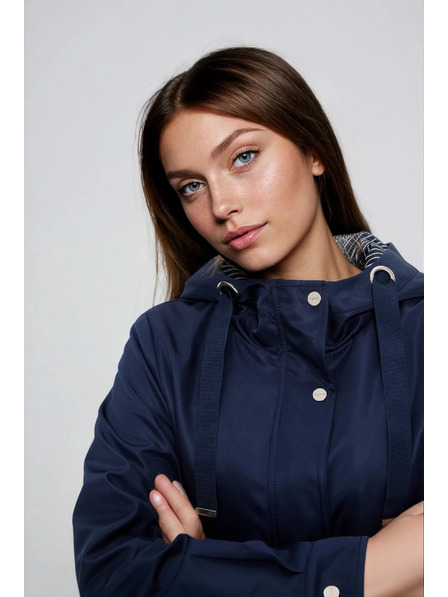 Moodo Dunkelblaue Parka Moodo