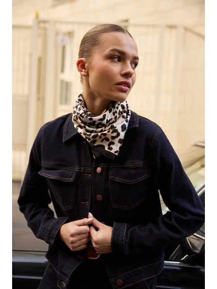 Moodo Dunkelblaue Jeansjacke Moodo